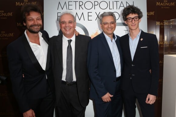Exclusif - Laurent, Samuel, Victor et Jeremy Hadida - Soirée du 35ème anniversaire de Metropolitan Filmexport sur la plage Magnum lors du 67ème festival de Cannes à Cannes le 20 mai 2014.