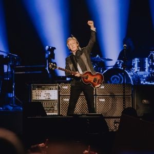 Paul McCartney en concert à la Paris La Défense Arena à Nanterre, le 28 novembre 2018. © Alexandre Fumeron/Bestimage