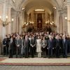 La reine Letizia d'Espagne assistait au 40e anniversaire de l'Institut national de l'emploi à Madrid le 28 novembre 2018.