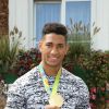 Réception à la mairie de Chanteloup-les-Vignes en l'honneur du boxeur Tony Yoka, médaille d'or aux jeux olympiques de Rio de Janeiro le 29 août 2016. Il reçoit la médaille de la ville en présence du maire de Chanteloup-les-vignes Catherine Arenou et de Valérie Pécresse. © Marc Ausset-Lacroix / Bestimage