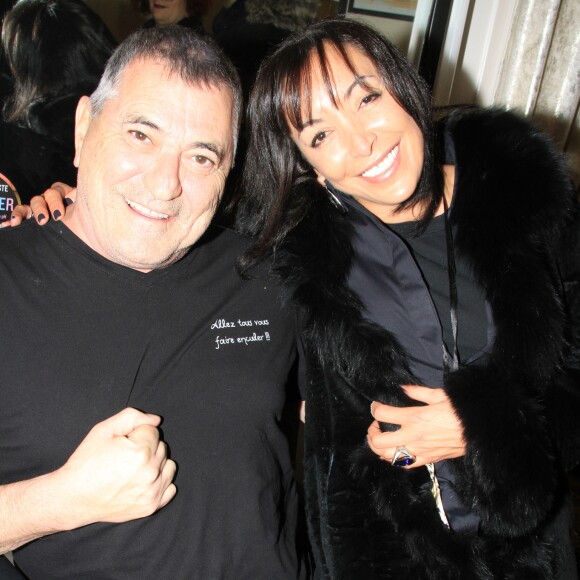 Exclusif - Jean-Marie Bigard et Christie Blanc - Soirée d'anniversaire de Christie Blanc au salon de coiffure La Demeure Saint-Cloud, France, le 26 novembre 2018. © Philippe Baldini/Bestimage