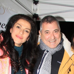 Exclusif - Jovanka Sopalovic, Jean-Marie Bigard et Christie Blanc - Soirée d'anniversaire de Christie Blanc au salon de coiffure La Demeure Saint-Cloud, France, le 26 novembre 2018. © Philippe Baldini/Bestimage