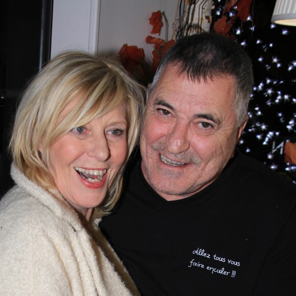 Exclusif - Jean-Marie Bigard et Chantal Ladesou - Soirée d'anniversaire de Christie Blanc au salon de coiffure La Demeure Saint-Cloud, France, le 26 novembre 2018. © Philippe Baldini/Bestimage