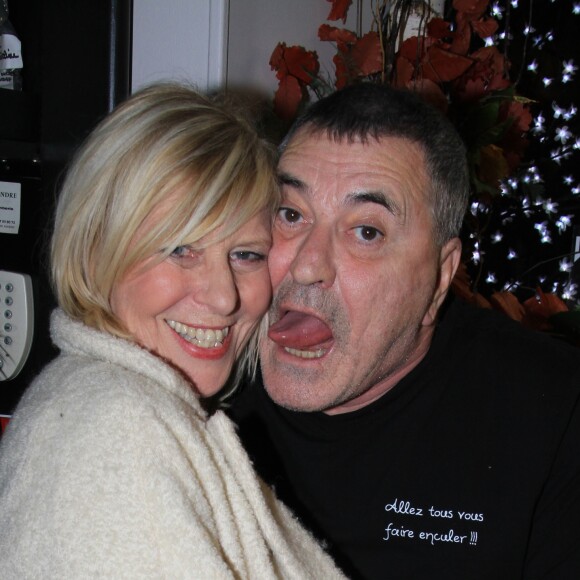 Exclusif - Jean-Marie Bigard et Chantal Ladesou - Soirée d'anniversaire de Christie Blanc au salon de coiffure La Demeure Saint-Cloud, France, le 26 novembre 2018. © Philippe Baldini/Bestimage (No Web No Blog pour la Belgique et la Suisse)26/11/2018 - Saint-Cloud