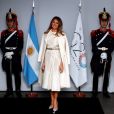  Melania Trump arrive au musée d'art latino-américain de Buenos Aires lors d'une visite avec les autres premières dames le 1er décembre 2018 lors du sommet du G20. 