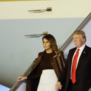Donald et Melania Trump lors de leur arrivée à Buenos Aires pour le sommet du G20, le 29 novembre 2018