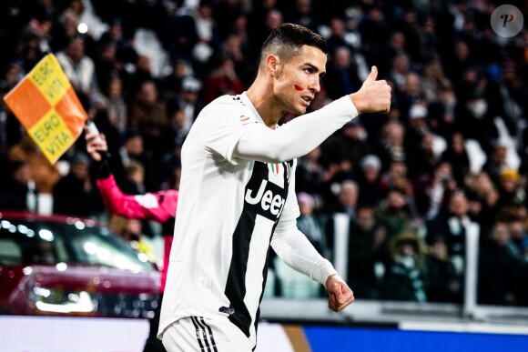 Cristiano Ronaldo lors du match de Serie A "Juventus - SPAL 2013 (2-0)" à l'Allianz Stadium de Turin, le 24 novembre 2018.