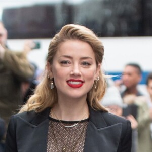 Amber Heard aux studios AOL Build pour faire la promotion du film Aquaman à New York, le 3 décembre 2018.