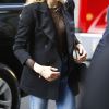 Amber Heard arrive aux studios Sirius à New York le 3 décembre 2018.