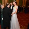 Catherine (Kate) Middleton, duchesse de Cambridge - La famille royale d'Angleterre accueille les invités lors d'une réception pour les membres du corps diplomatique au palais de Buckingham à Londres le 4 décembre 2018.