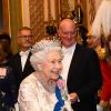 La reine Elisabeth II d'Angleterre - La famille royale d'Angleterre accueille les invités lors d'une réception pour les membres du corps diplomatique au palais de Buckingham à Londres le 4 décembre 2018.