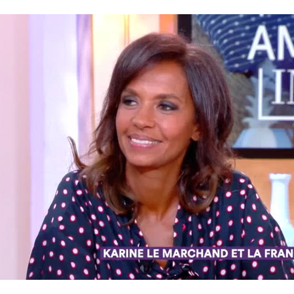 Karine Le Marchand dans "C à vous", vendredi 7 décembre 2018, France 5