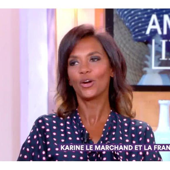 Karine Le Marchand dans "C à vous", vendredi 7 décembre 2018, France 5