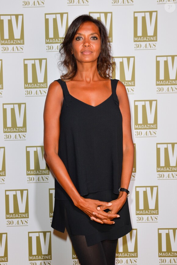 Exclusif - Karine Le Marchand - Soirée d'anniversaire des 30 ans de TV Magazine au Pavillon des Champs-Elysées à Paris le 17 octobre 2017. © Coadic Guirec/Bestimage