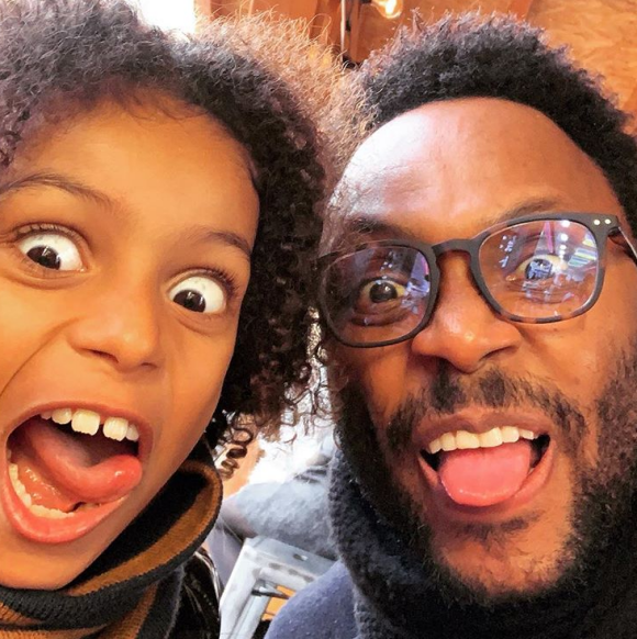 Houcine et son fils Chad - Instagram, 2 décembre 2018
