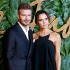 David Beckham et Victoria Beckham assistent aux Fashion Awards 2018 au Royal Albert Hall à Londres, le 10 décembre 2018.