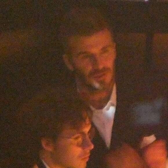 David, Victoria et Brooklyn Beckham assistent aux Fashion Awards 2018 à Londres le 10 décembre 2018.