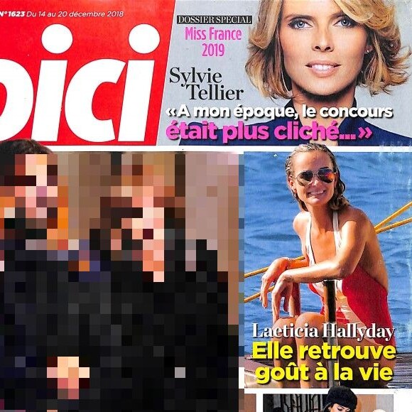 Magazine Voici en kiosques le 14 décembre 2019.