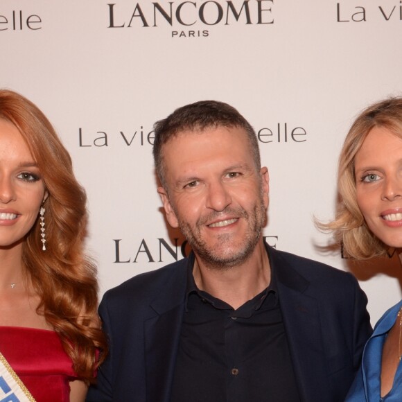 Exclusif - Exclusif - Maëva Coucke (Miss France 2018), Tamim El Mili (Directeur Général L'Oréal Luxe France), Sylvie Tellier (Miss France 2002) Soirée Lancôme pour célébrer la nouvelle communication du parfum Iconique "La Vie est Belle" à l'hôtel Mona Bismarck à Paris le 12 septembre 2018. © Rachid Bellak / Bestimage