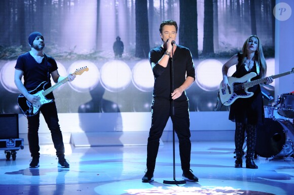 Exclusif - David Hallyday - Enregistrement de l'émission "Vivement Dimanche Prochain" présentée par M.Drucker et diffusée le 16 décembre 2018 sur France 2. Le 10 décembre 2018 © Guillaume Gaffiot / Bestimage