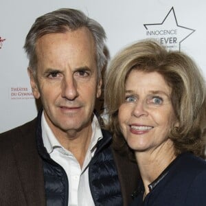 Bernard de La Villardière et sa femme Anne de la Villardière - Photocall de la soirée Innocence Forever au théâtre du gymnase à Paris le 26 novembre 2018. Cette soirée a été organisée par l'association Innocence en danger (IED) qui est un mouvement mondial de protection des enfants contre toutes formes de violences notamment sexuelles, présent dans de nombreux pays et partenaire d'associations internationales actives dans la lutte contre la pédo-criminalité. © Cyril Moreau-Pierre Perusseau/Bestimage