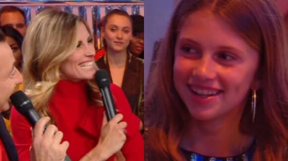 Sophie Thalmann : Séquence émotion à la télévision avec sa fille Charlie, 13 ans