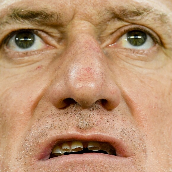 Didier Deschamps (sélectionneur de l'équipe de France) lors du match de ligue des nations opposant la France à l'Allemagne au stade de France à Saint-Denis, Seine Saint-Denis, France, le 16 octobre 2018. La France a gagné 2-1. © Pierre Perusseau/Bestimage  Celebs attending the UEFA Nations League football match between France and Germany at the Stade de France in Saint-Denis, France, on October 16, 2018. France won 2-1.16/10/2018 - Saint-Denis
