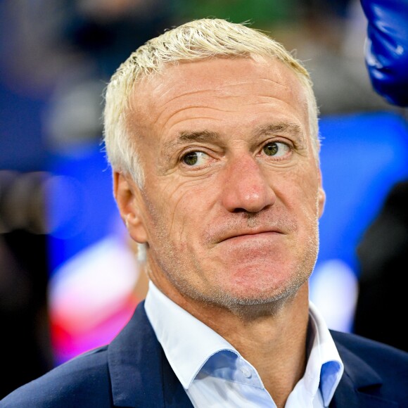 Didier Deschamps (sélectionneur de l'équipe de France) lors du match de ligue des nations opposant la France à l'Allemagne au stade de France à Saint-Denis, Seine Saint-Denis, France, le 16 octobre 2018. La France a gagné 2-1. © Pierre Perusseau/Bestimage  Celebs attending the UEFA Nations League football match between France and Germany at the Stade de France in Saint-Denis, France, on October 16, 2018. France won 2-1.16/10/2018 - Saint-Denis