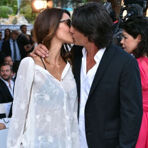 Gregory Basso et Ornella Verrecchia durant la soirée "Amber Lounge Monaco 2017" au Méridien Beach Plaza, dans le cadre du Grand Prix de Monaco. Cette année, les profits de la vente aux enchères seront reversés à la fondation de Sir Jackie Stewart, "Race Against Dementia". Monaco, le 26 mai 2017. © Bruno Bebert/Bestimage