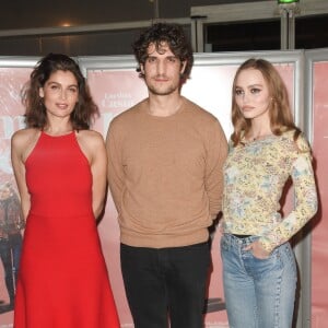 Laetitia Casta, Louis Garrel et Lily-Rose Depp - Avant-première du film "L'Homme fidèle" au cinéma MK2 Bibliothèque à Paris, le 17 décembre 2018. © Coadic Guirec/Bestimage