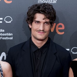 Lily Rose Depp, Louis Garrel et sa femme Laetitia Casta - Les célébrités arrivent à la première du film 'A Faithful Man' lors du 66ème festival du film de San Sebastian en Espagne le 22 septembre 2018.