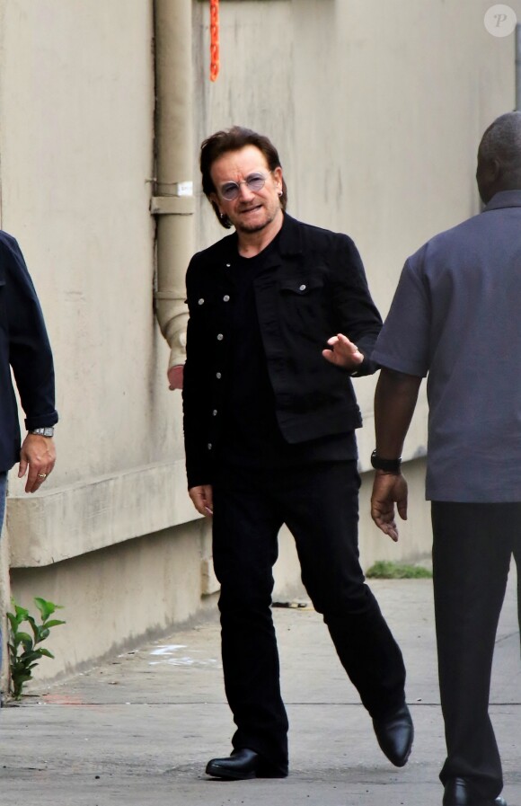 Bono - Les célébrités arrivent à l'émission Jimmy Kimmel à Hollywood, le 20 novembre 2018 © CPA/Bestimage