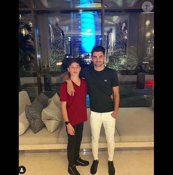 Driss Zidane souhaite l'anniversaire de son cousin Elyza sur Instagram le 26 décembre 2018.