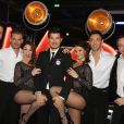 Exclusif - Christian Millette, Guillaume Foucault, Jade Geropp, Vincent Niclo, Denitsa Ikonomova, Maxime Dereymez et Stéphane Rotenberg - Dans les coulisses de l'engistrement l'émission "Tout le monde chante contre le cancer : les stars relèvent le défi" au Palais des Sports à Paris, le 11 décembre 2018. Diffusion prévue le 3 janvier 2019 à 21h sur W9 © Ausset Lacroix- Guignebourg / Bestimage