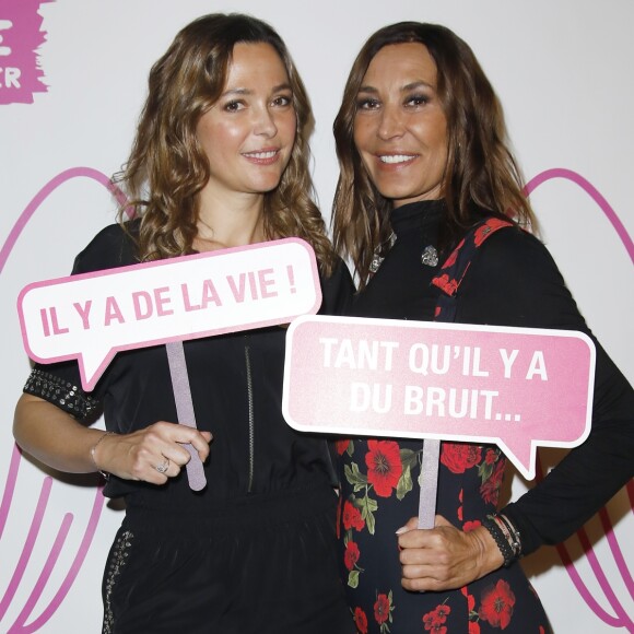 Exclusif - Sandrine Quétier et Zazie - Photocall de l'émission "Tout le monde chante contre le cancer : les stars relèvent le défi" au Palais des Sports à Paris, le 11 décembre 2018. Diffusion prévue le 3 janvier 2019 à 21h sur W9 © Ausset Lacroix- Guignebourg / Bestimage