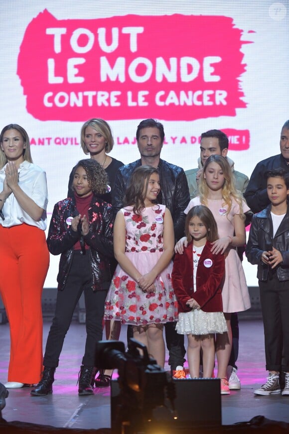 Exclusif - Kids United - Enregistrement de l'émission "Tout le monde chante contre le cancer : les stars relèvent le défi" au Palais des Sports à Paris, le 11 décembre 2018. Diffusion le 3 janvier 2019 à 21h sur W9.