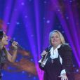 Exclusif - Amel Bent et Valérie Damidot - Enregistrement de l'émission "Tout le monde chante contre le cancer : les stars relèvent le défi" au Palais des Sports à Paris, le 11 décembre 2018. Diffusion le 3 janvier 2019 à 21h sur W9.
