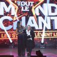 Exclusif - Amel Bent et Valérie Damidot - Enregistrement de l'émission "Tout le monde chante contre le cancer : les stars relèvent le défi" au Palais des Sports à Paris, le 11 décembre 2018. Diffusion le 3 janvier 2019 à 21h sur W9.