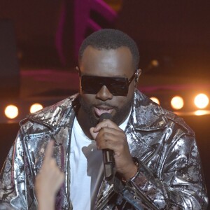 Exclusif - Maitre Gims - Enregistrement de l'émission "Tout le monde chante contre le cancer : les stars relèvent le défi" au Palais des Sports à Paris, le 11 décembre 2018. Diffusion le 3 janvier 2019 à 21h sur W9.