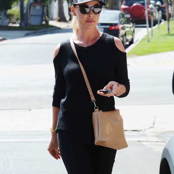 Exclusif - Katherine Heigl a été aperçue avec sa mère Nancy dans les rues de Los Angeles, le 4 septembre 2018.