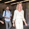 Katherine Heigl et son mari Josh Kelley à la sortie des studios de la NBC à New York, le 12 juillet 2018