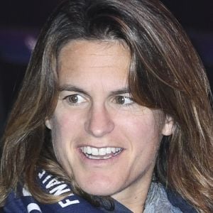 Amélie Mauresmo - People lors du 4ème match de la Finale de la coupe Davis en simple opposant la France à la Belgique remporté par D.Goffin (7-6 [5], 6-3, 6-2) au Stade Pierre Mauroy à Lille , le 26 novembre 2017. © Perusseau-Veeren/Bestimage