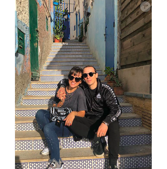 Alizée et Grégoire Lyonnet au Maroc le 30 décembre 2018.