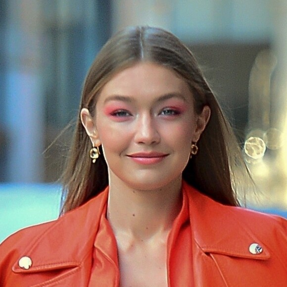 Gigi Hadid dans les rues de New York.  Le 11 décembre 2018