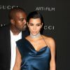 Kim Kardashian et son mari Kanye West - Soirée "LACMA Art + Film Gala" à Los Angeles le 1er novembre 2014.