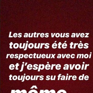 Rayane Bensetti pousse un coup de gueule sur Instagram, 3 janvier 2019