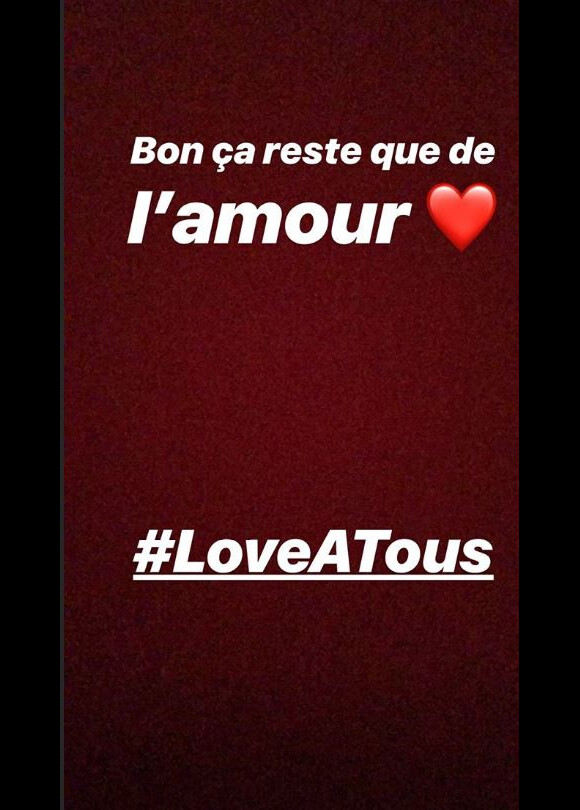 Rayane Bensetti pousse un coup de gueule sur Instagram, 3 janvier 2019