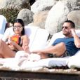 Exclusif - Kourtney Kardashian en vacances avec son ex compagnon Scott Disick et leurs enfants ainsi que Sofia Richie la compagne de Scott. Cancun au Mexique le 23 décembre 2018.