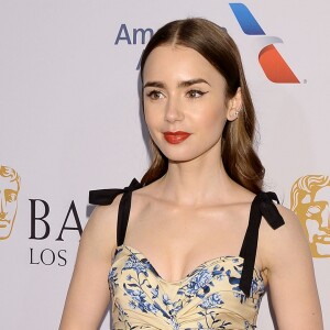 Lily Collins - Photocall de la soirée "BAFTA Tea Party" à Los Angeles. Le 5 janvier 2019