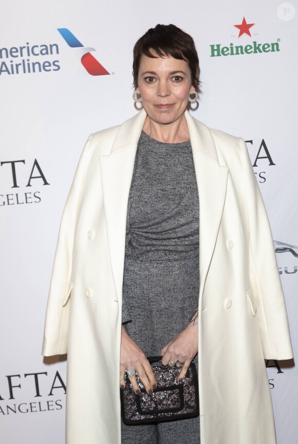 Olivia Colman à la BAFTA Tea Party de Los Angeles, le 5 janvier 2019.
